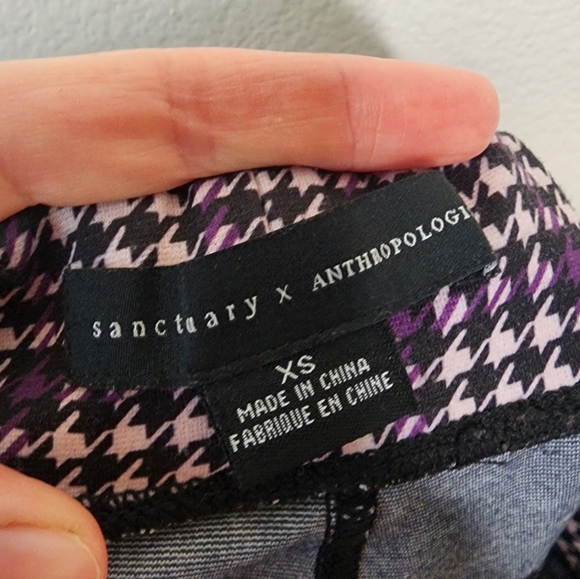 Anthropologie X Sanctuary Plaid Pants XS - Picture 4 of 6